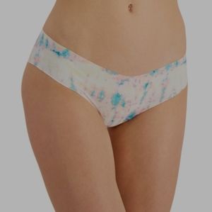 Jenni Women's No-Show Bikini Underwear 3XL Tie-Dye Pink